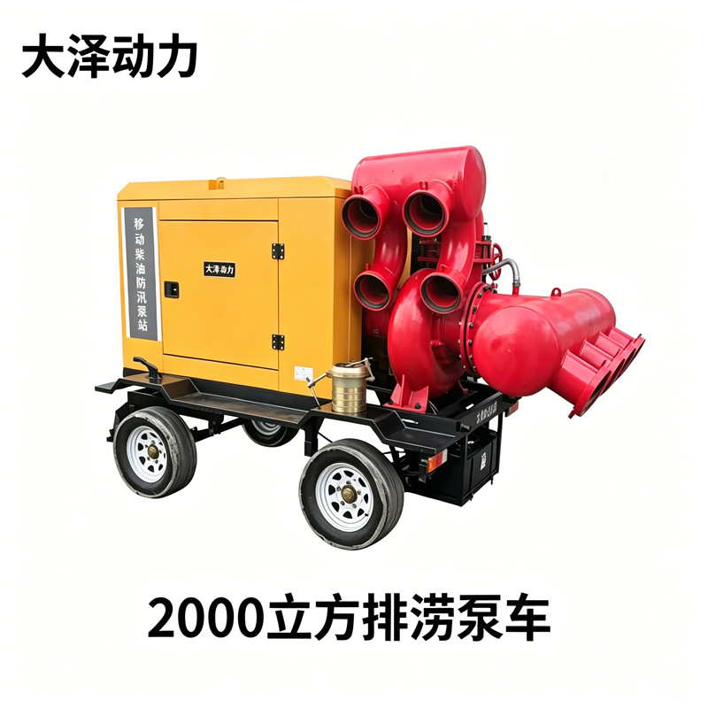 大泽动力2000立方柴油机水泵