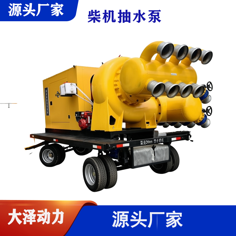 排涝3000立方柴油机水泵车
